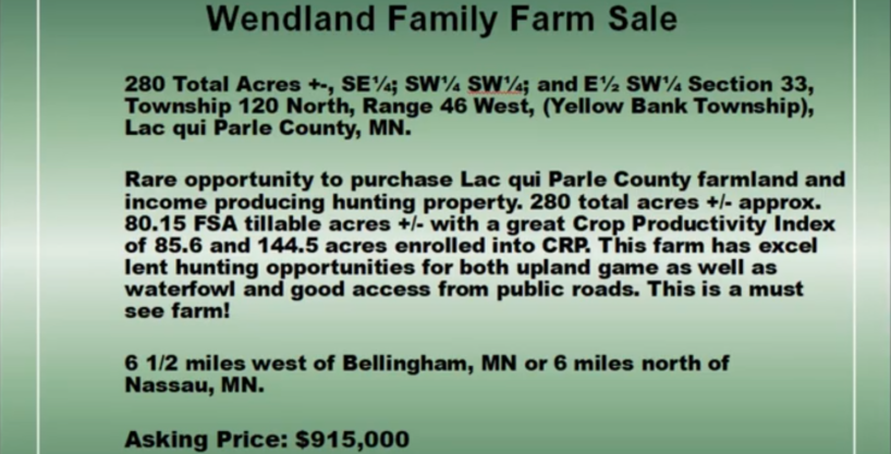 Wendland Family Farm